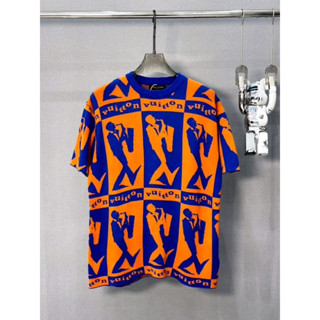 [Hight Quality] Hàng Có Sẵn!! Áo Phông Len Luon Vuituoi Jazz Flyers - Phông LV Họa Tiết Dệt Kim Sang Trọng - Nam Nữ