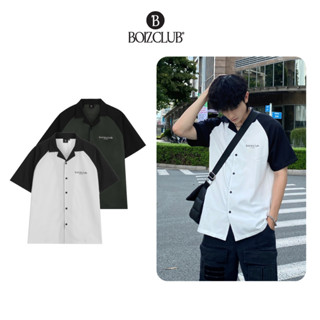 Áo sơ mi tay ngắn LocalBrand Boizclub tay raglan form unisex