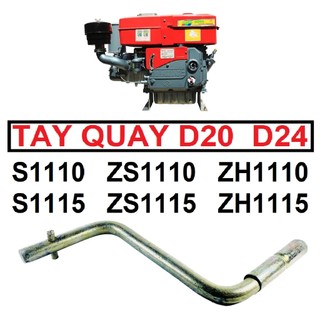 Tay quay máy nổ, máy dầu diesel d6 d7 d8 d9 d10 d12 d15 d20 d24 s1110 zs1110 zh1110 s1115 zs1115 zh1115