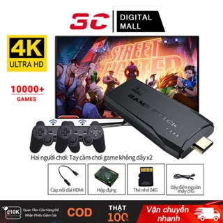 Game Stick 4k V3 Pro , Tiếng Việt 128GB-40.000 trò + 50 game mới tải thêm, máy chơi game cầm tay không dây