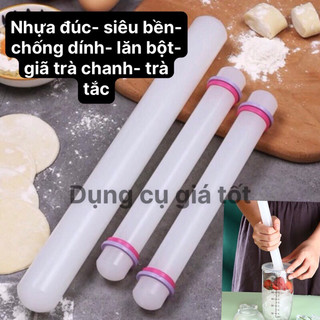 Cây lăn bột nhựa đúc 23,5cm---30cm (siêu bền,cán bột mỏng và không dính bột)
