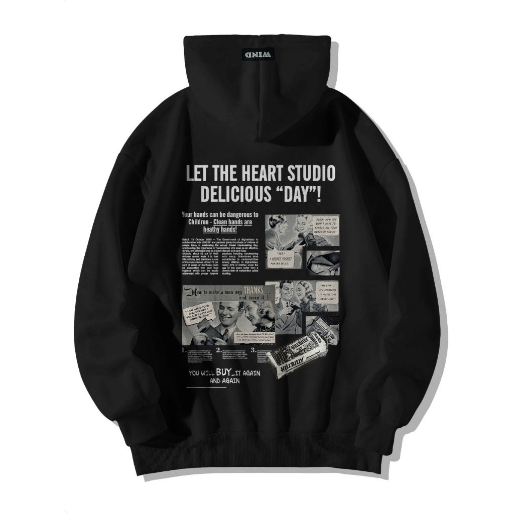 Áo Hoodie Nỉ Bông Có Mũ In Pet Họa Tiết Tờ Báo Cực Chất Áo Hoodie Zip Basic Nam Nữ Form Rộng Unisex Phong Cách Hip Hop