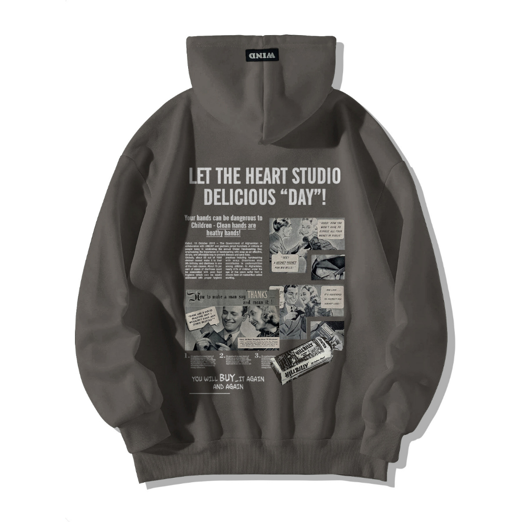 Áo Hoodie Nỉ Bông Có Mũ In Pet Họa Tiết Tờ Báo Cực Chất Áo Hoodie Zip Basic Nam Nữ Form Rộng Unisex Phong Cách Hip Hop