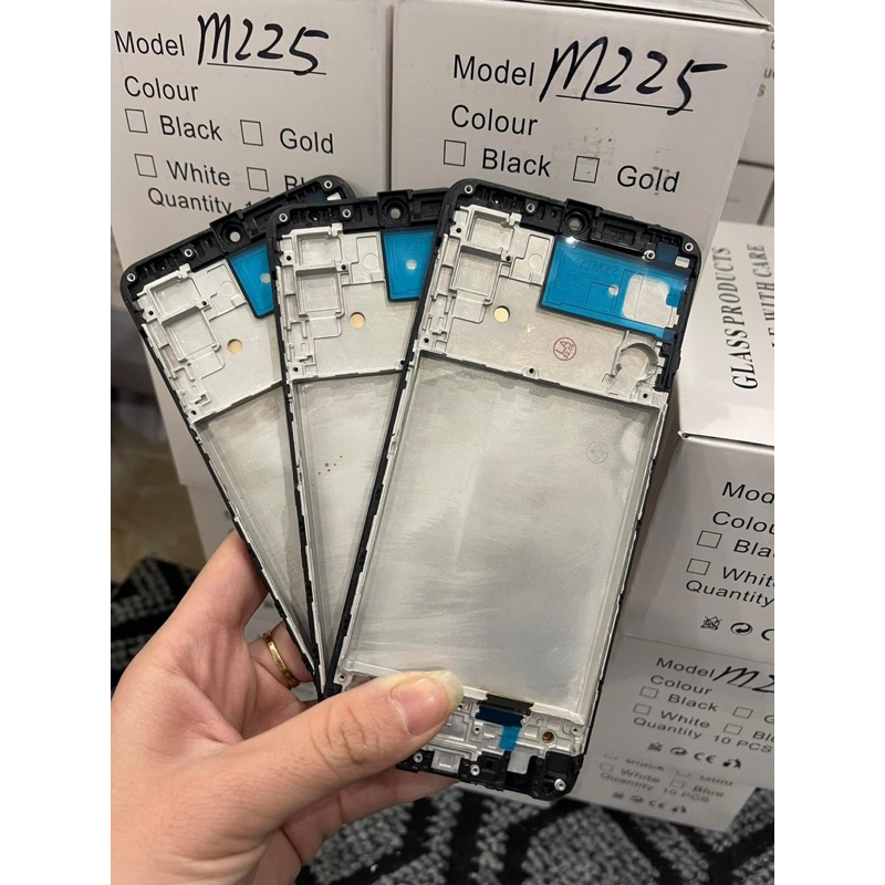 màn hình samsung m22 LCD khung( keo+tua vít)