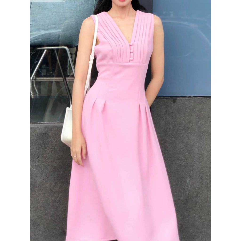 MEET - ĐẦM XẾP LY NGỰC
