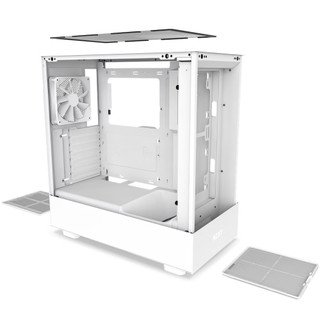 Vỏ Case NZXT H5 Flow 2022 Mid Tower – Màu Trắng / Đen