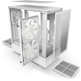 Vỏ Case NZXT H5 Flow RGB 2023 (Black / White)