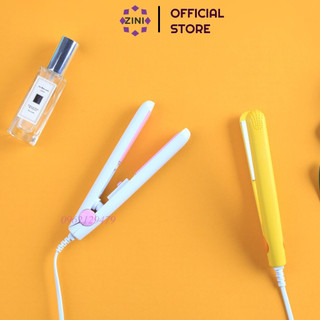 Máy duỗi tóc mini uốn là ép tóc tặng kẹp vịt bảo hành 1-12 tháng