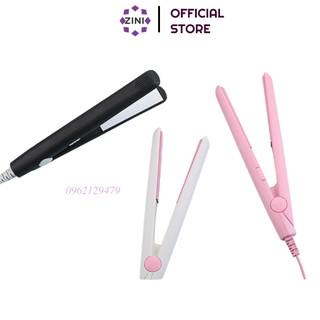 Máy duỗi tóc mini uốn là ép tóc tặng kẹp vịt bảo hành 1-12 tháng