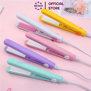 Máy duỗi tóc mini uốn là ép tóc tặng kẹp vịt bảo hành 1-12 tháng