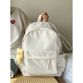 Balo trơn đi học nam nữ balo basic màu pastel ulzzang bl48