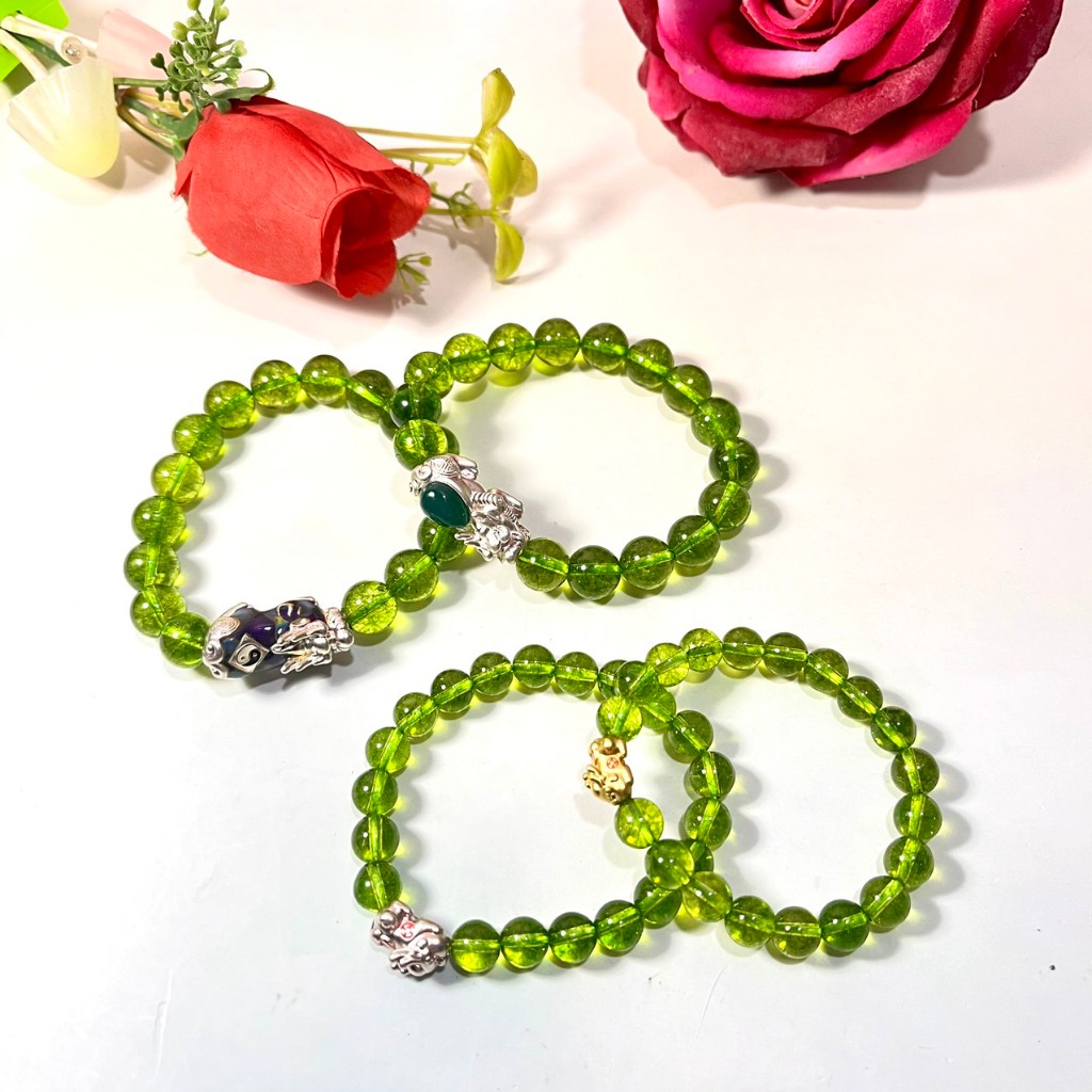 Vòng đeo tay Tùy Hưu may mắn cho Nam & Nữ hạt 8ly -10ly