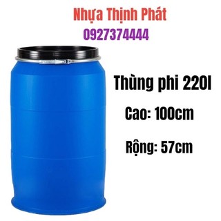 Thùng phi cũ 220l, gọi 0927374444 để giao hàng, thùng phi sạch, thùng phuy nhựa xanh