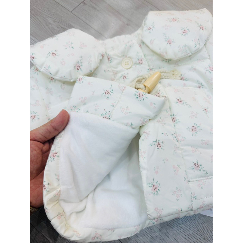 Áo khoác phao trần bông cao cấp cho bé