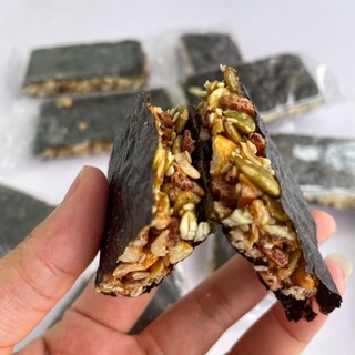 Rong biển kẹp hạt dinh dưỡng túi zip 500g