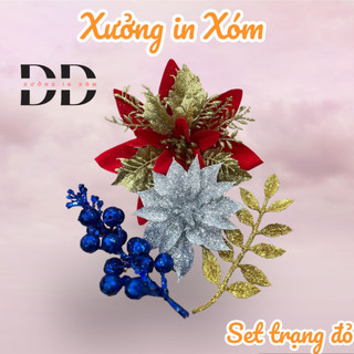 Sét phụ kiện khay thuyền, đế thuyền, giỏ quà tết - đa dạng và phong cách