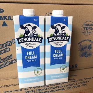 Thùng 10 Hộp Sữa Tươi Nguyên Kem DEVONDALE 1L - Sữa Nhập Khẩu Úc