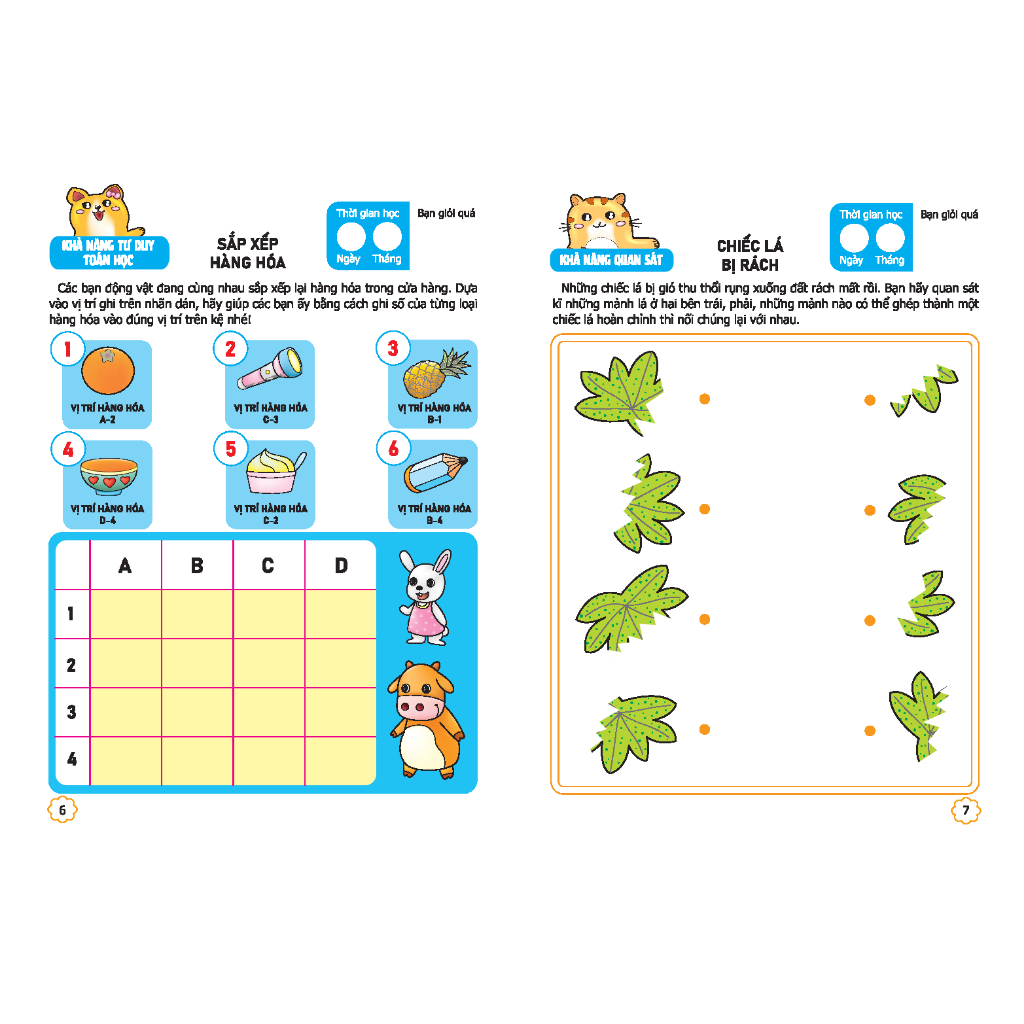 Sách - Sân chơi trí tuệ cho trẻ - Não trái + Não phải 5 - 6 tuổi - quyển 1