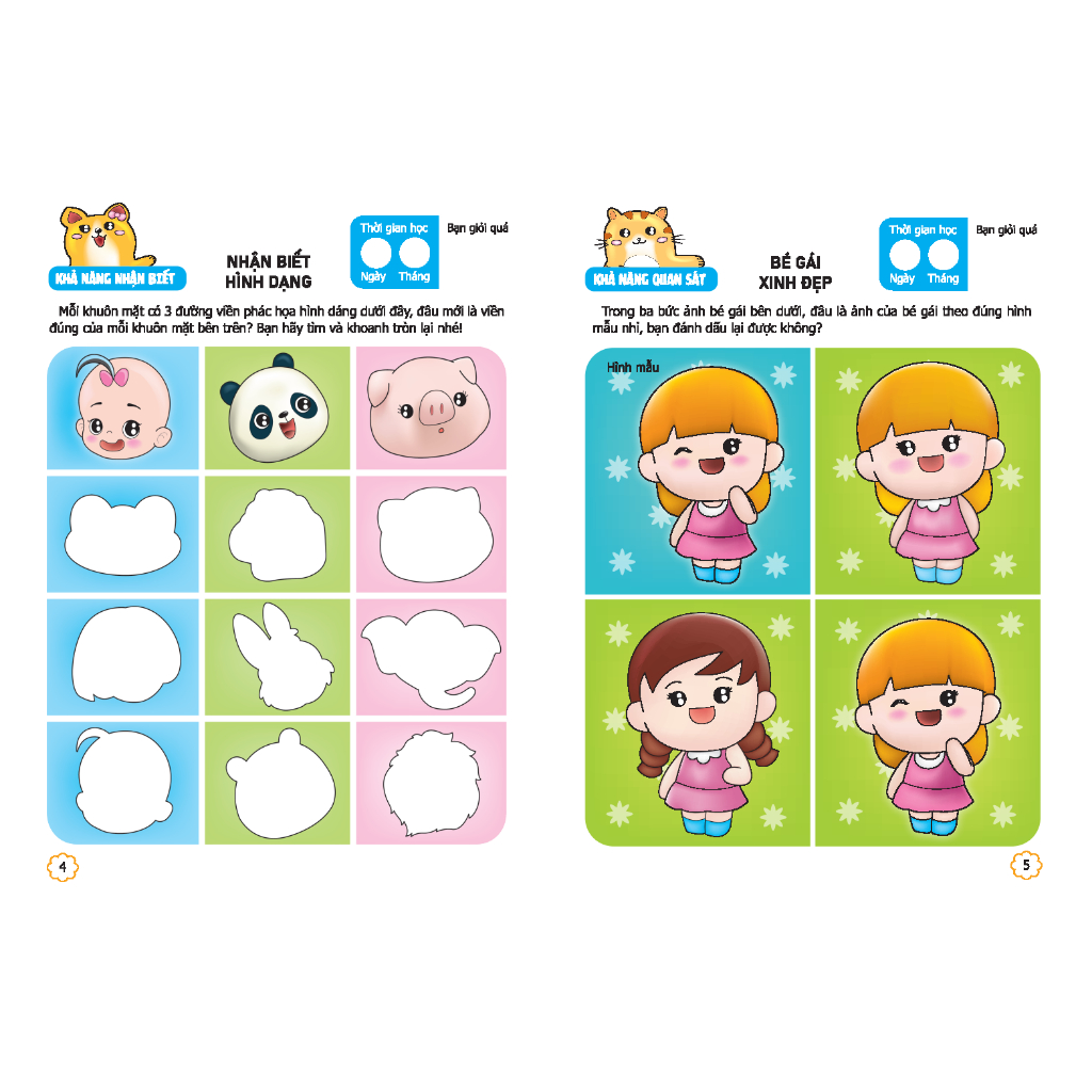 Sách - Sân chơi trí tuệ cho trẻ - Não trái + Não phải 3 - 4 tuổi - quyển 1