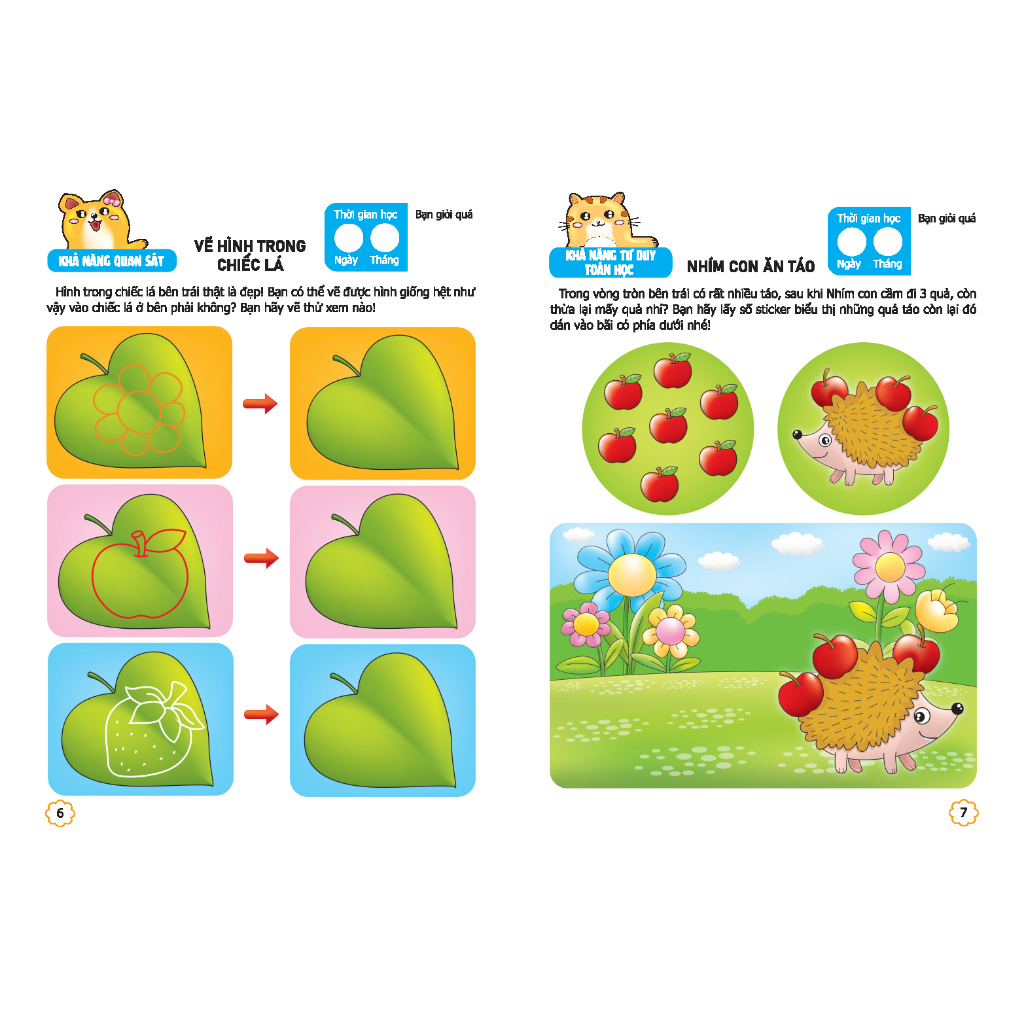 Sách - Sân chơi trí tuệ cho trẻ - Não trái + Não phải 3 - 4 tuổi - quyển 1