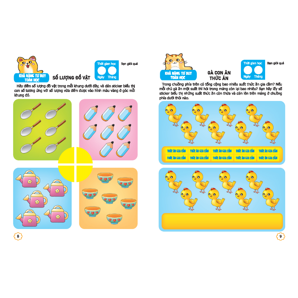 Sách - Sân chơi trí tuệ cho trẻ - Não trái + Não phải 3 - 4 tuổi - quyển 1