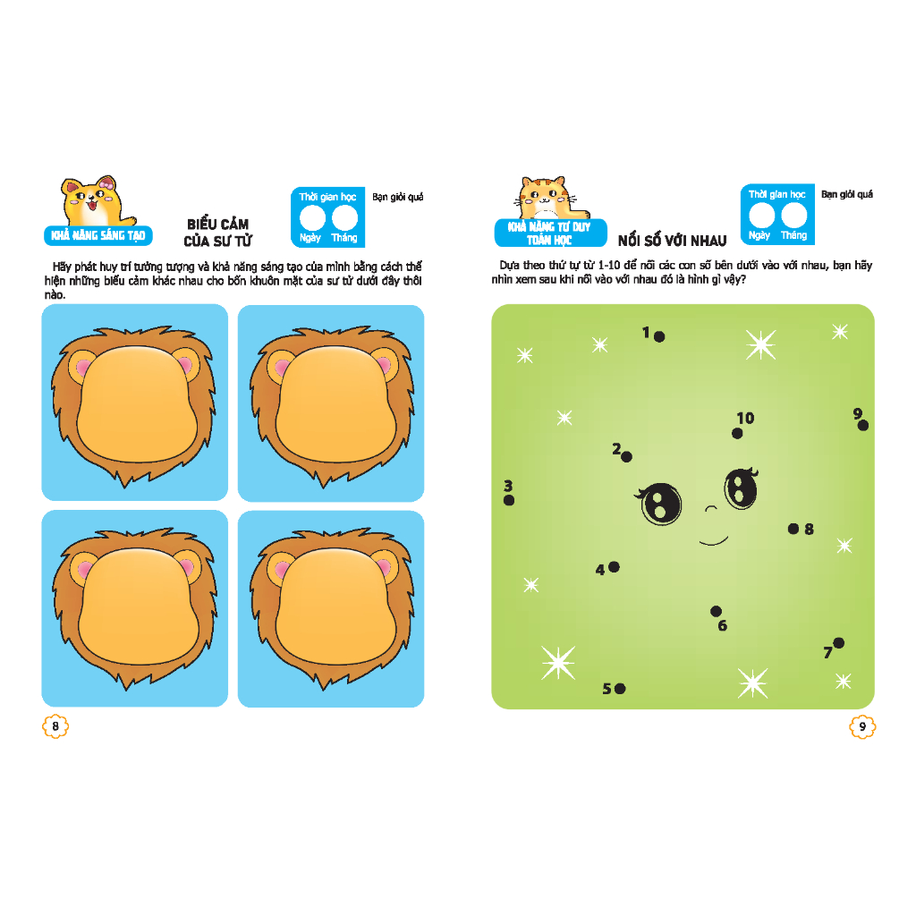 Sách - Sân chơi trí tuệ cho trẻ - Não trái + Não phải 3 - 4 tuổi - quyển 2