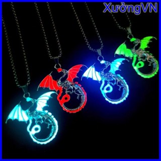 Dây chuyền Vòng cổ cá tính Ma cà Rồng dạ quang cho Nam