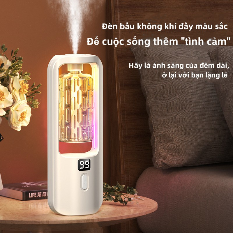 Máy Xông Tinh Dầu Phòng Ngủ METIS Xịt Thơm Phòng Tự Động, Khếch Tán 5 Chế Độ Phun Hương Nước Hoa
