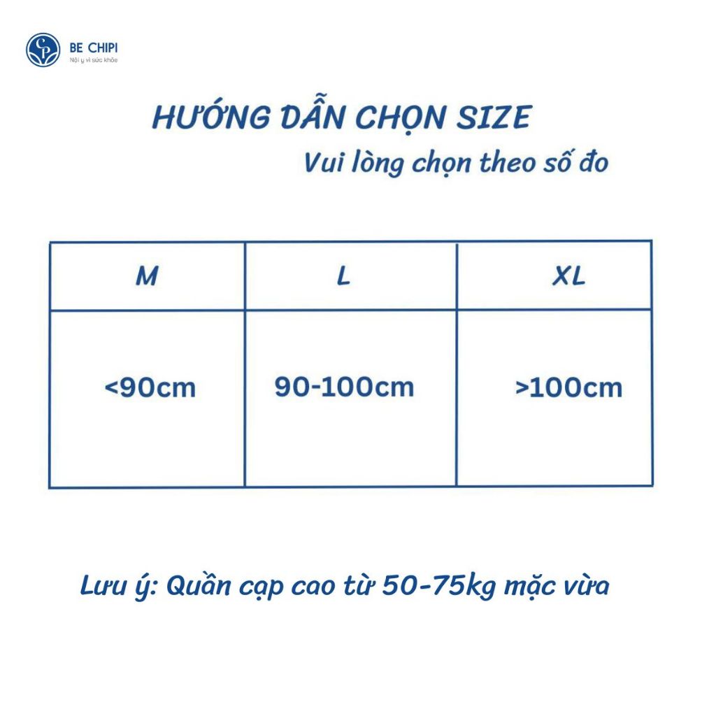 Combo 3 Quần Lót Cotton Cạp Cao Nữ Co Giãn Thấm Hút QL8813 by BeChipi