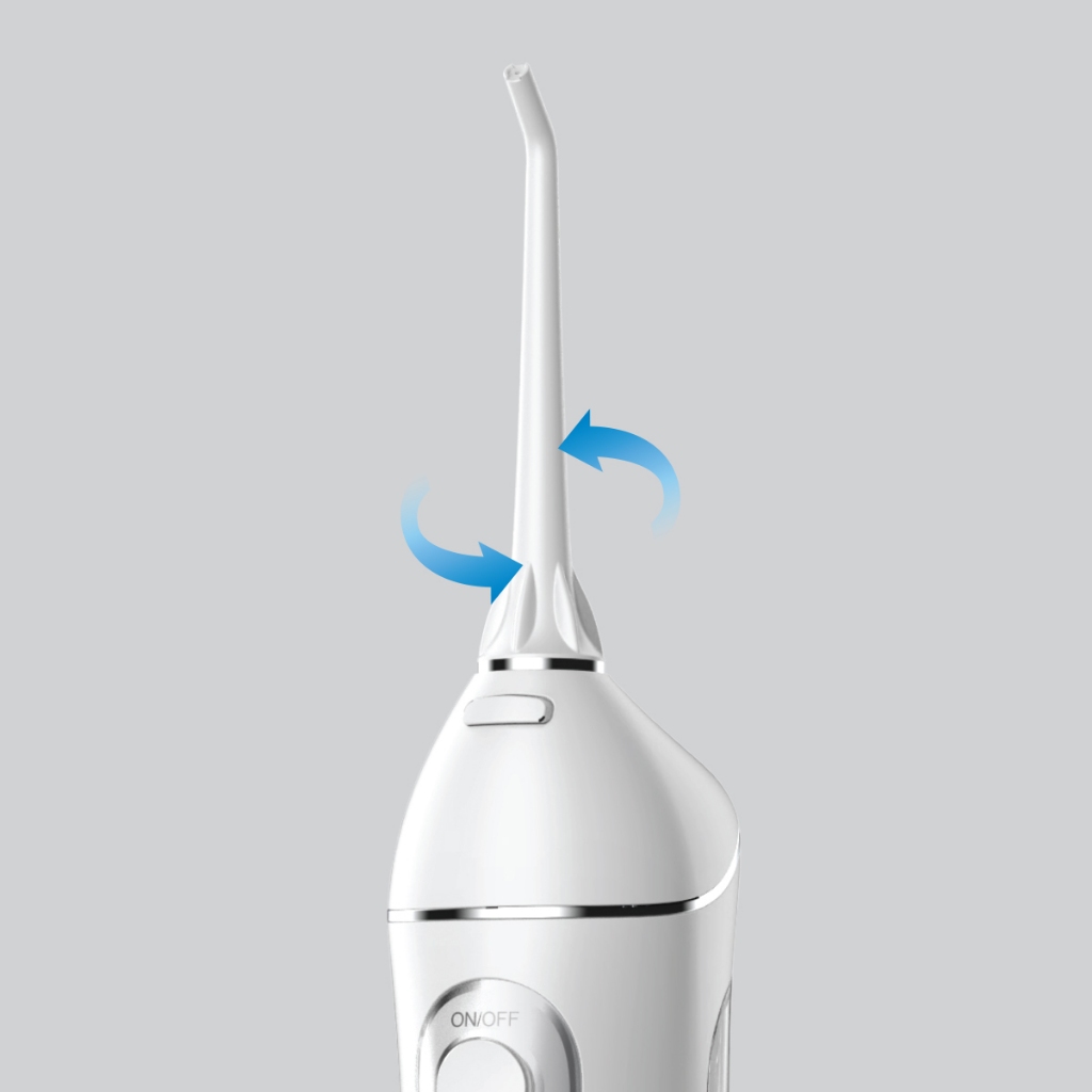 Máy tăm nước Lock&Lock Jumbo oral irrigator 300ml 3 loại đầu tăm 4 chế độ sử dụng đến 20 ngày Màu xám ENR166GRY