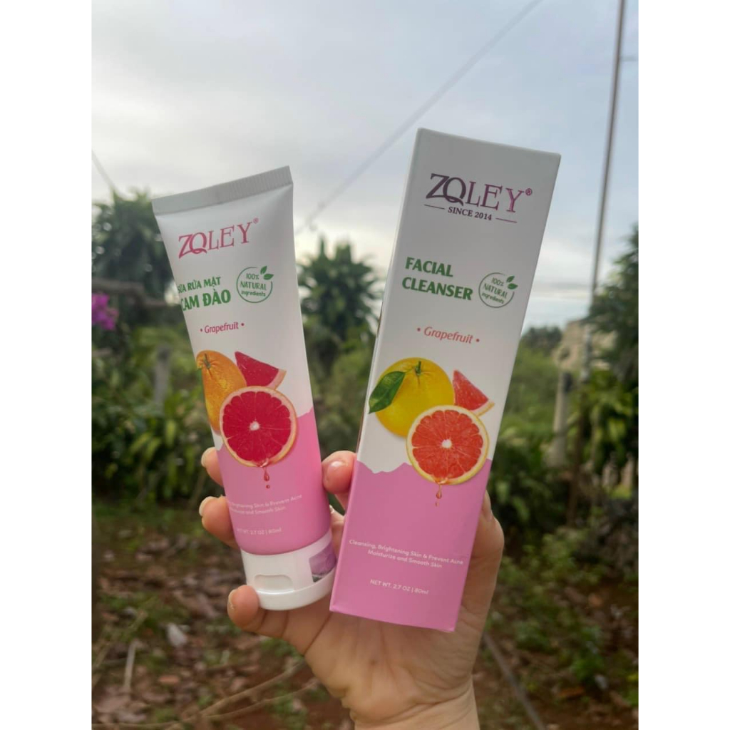Sữa rửa mặt Cam Đào Zoley Facial Cleanser chính hãng