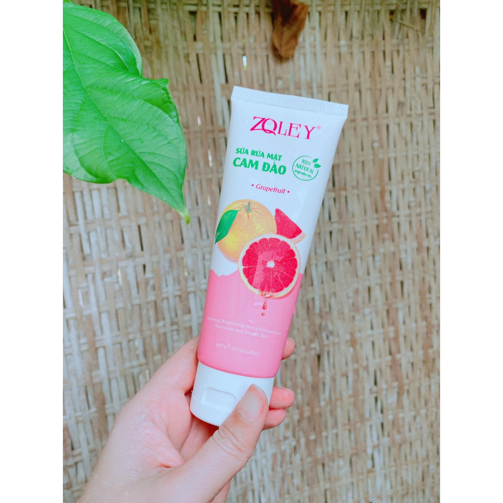 Sữa rửa mặt Cam Đào Zoley Facial Cleanser chính hãng