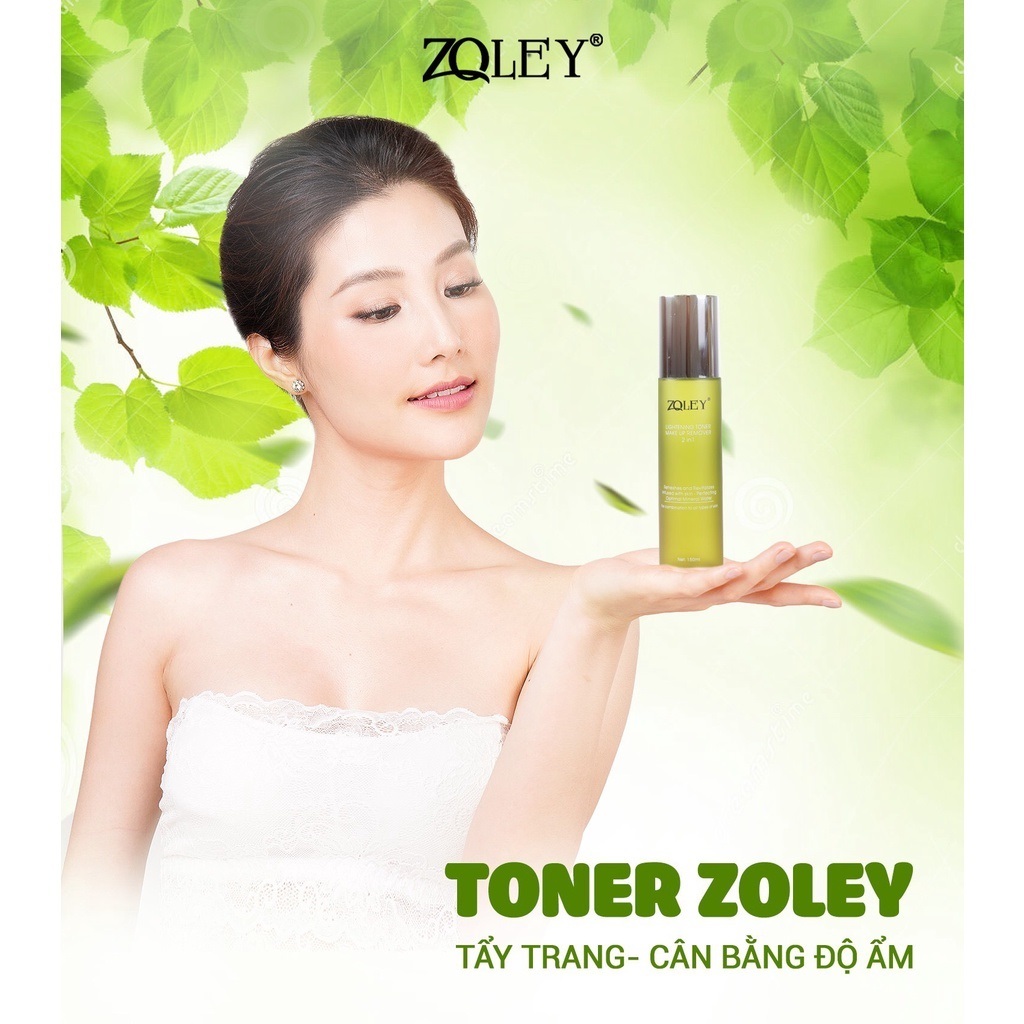 Nước tẩy trang Toner trà xanh Zoley chính hãng
