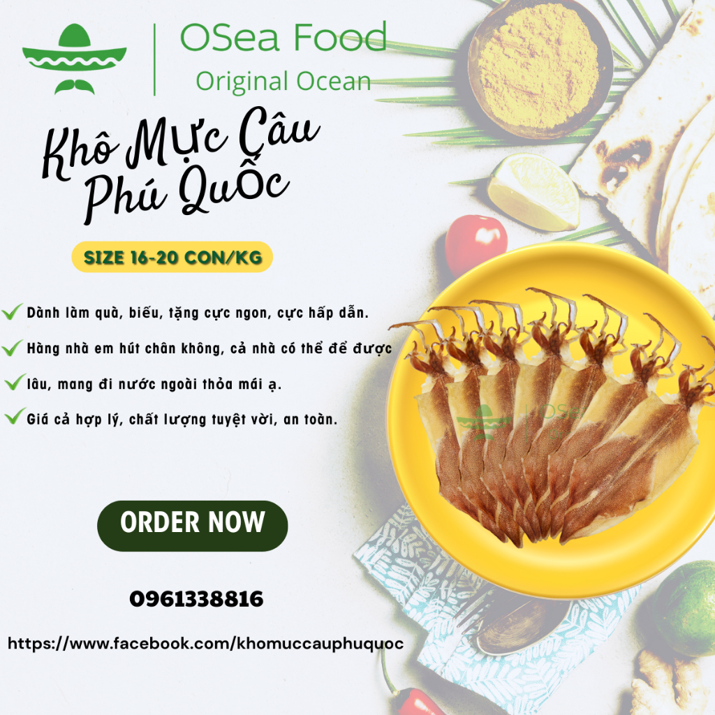 Khô Mực Câu Phú Quốc (16-20 con/kg)