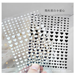 Sticker nail tim trang trí móng mã mới a