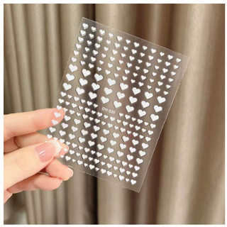 sticker nail tim trang trí móng mã mới a