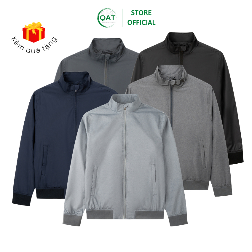 Áo Khoác Gió Nam 2 Lớp Cao Cấp Cản Gió, Chống Nước, Chun Bo Tay Áo và Gấu Áo Co Giãn Tốt, Đổi size 7 ngày