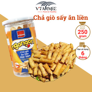  Chả giò ăn liền hải sản Ngon Ngon Vissan - Chả giò sấy mini giòn ngon hũ 250g 