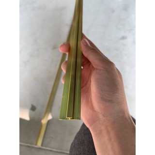 Nẹp nhôm H khe 3mm trang trí (Giá chỉ 35k/cây) << SĐT 0365704534 Ông Bụt>>