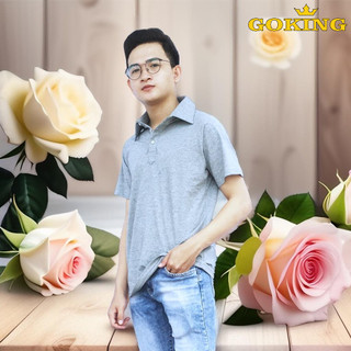 Áo polo nam thoát nhiệt Goking, 100% cotton siêu thoáng mát, thấm hút mồ hôi. Áo thun nam cổ bẻ hàng hiệu