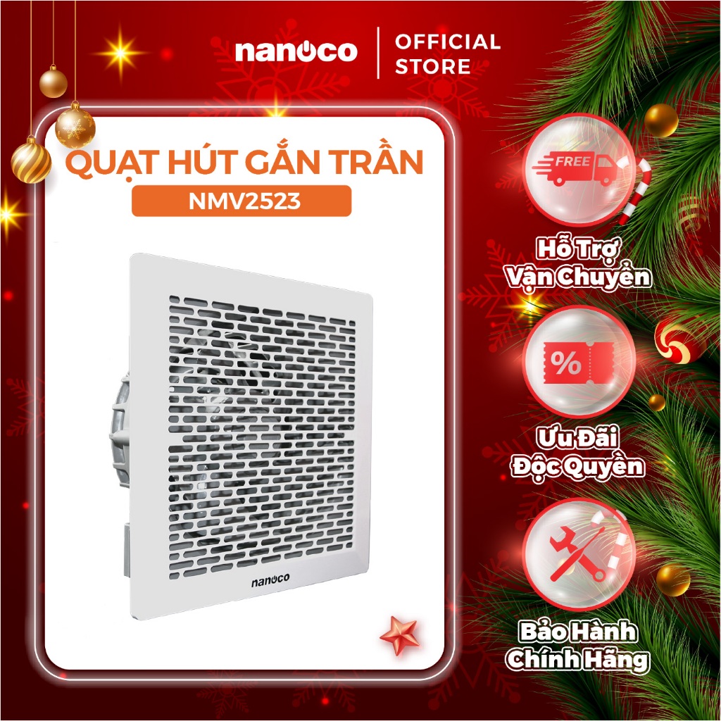 Quạt hút siêu mỏng Nanoco Model NMV2523 24W