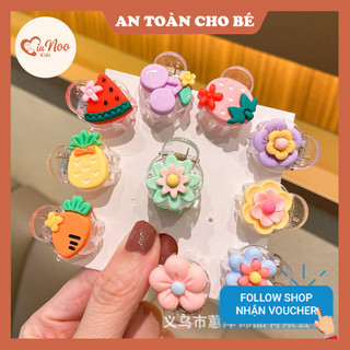 Kẹp tóc trẻ em, kẹp tóc mini hinh icon dễ thương cho bé mnaq06