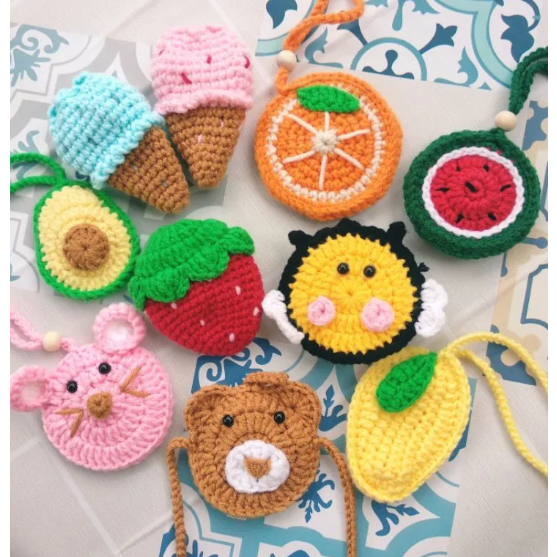 Túi đựng tỏi cho trẻ sơ sinh handmade