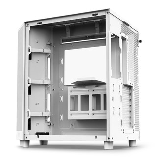 Vỏ Case NZXT H6 Flow RGB – Mid Tower – Thiết Kế Nghiêng – 3 Quạt RGB – Màu Đen / Trắng
