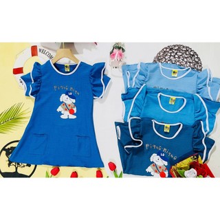 Đầm Jean Lụa Bé (18-22kg) (giao màu ngẫu nhiên)