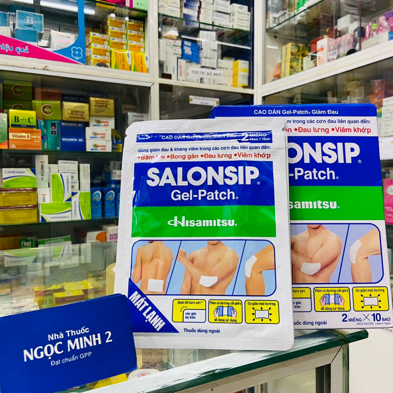 SALONSIP Gel-Patch (Hộp 10 bao)
