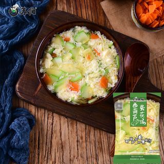 Viên canh ăn liền vị canh BÍ XANH TRỨNG, soup dinh dưỡng ăn liền túi 6g tiện dụng