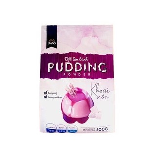 Bột pudding Khoai Môn Dans gói 500g