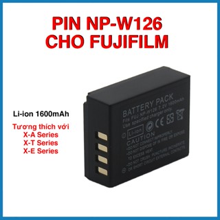 Pin Fujifilm NP-W126 cho máy ảnh Fujifilm dòng XT, XA, XE Series X-A3, X-E2, XT10... dung lượng lớn.