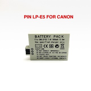Pin LP-E5 cho Canon EOS 1000, 450D, Kiss F, Kiss X2, 500D, Kiss X3,…